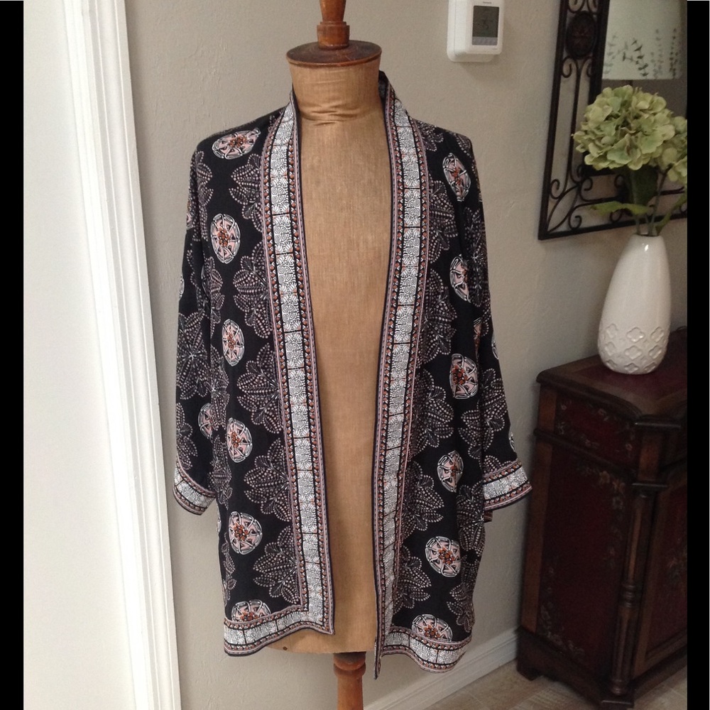 Max Studio Floral Kimono